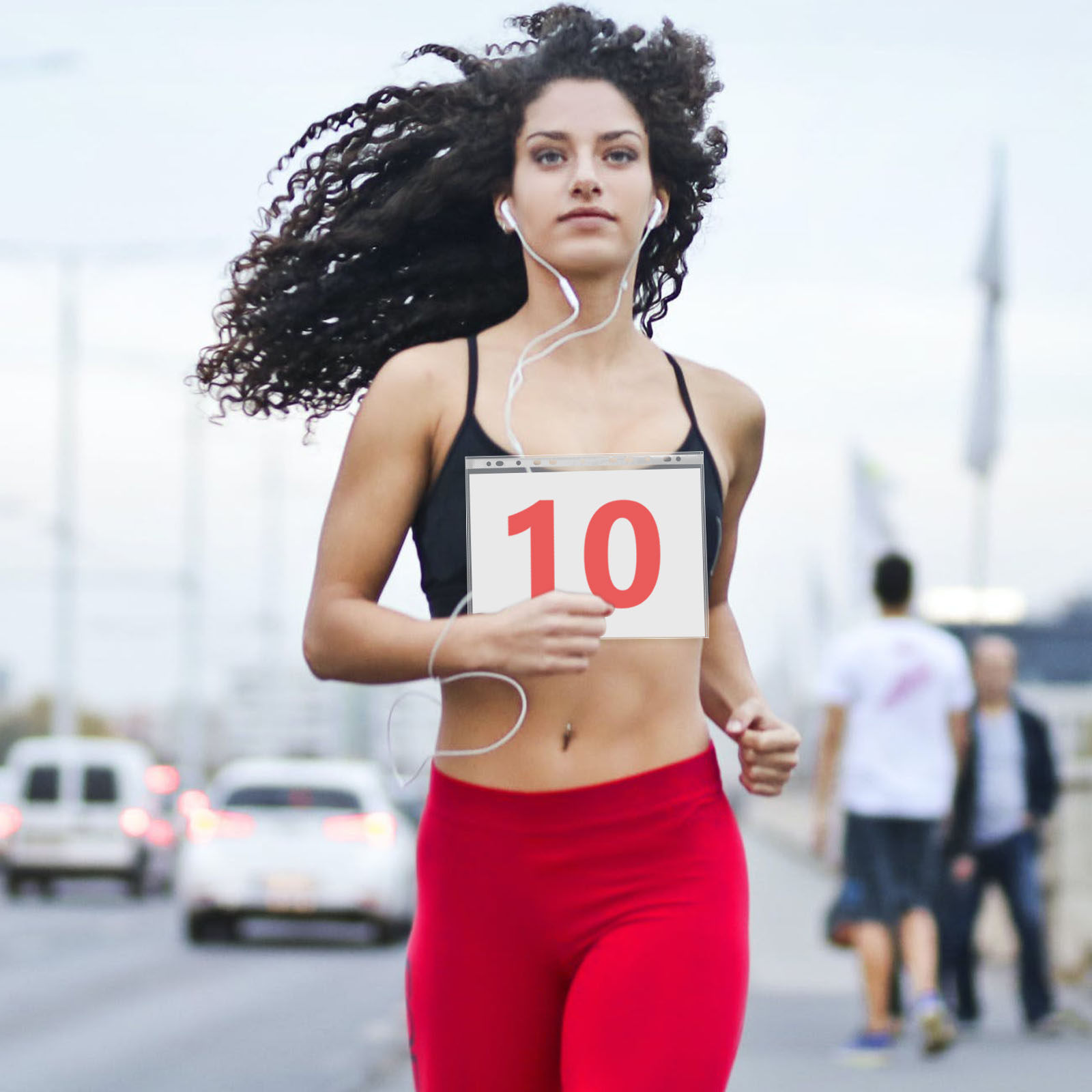 100 Unidades de Suporte Transp - Race Bib avaliação e preço