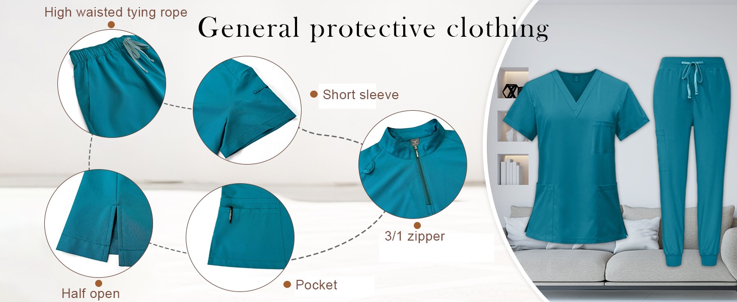 Conjunto de uniforme médico co - Joggers Pants avaliação e preço